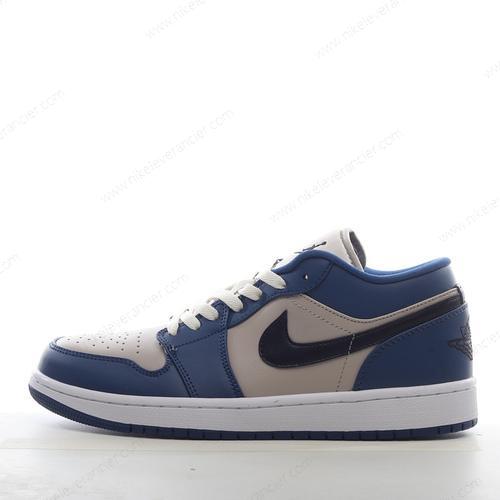 Goedkoop Nike Air Jordan 1 Low ‘Blauw Grijs Wit’ Schoenen 553558-412