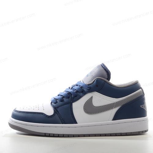 Goedkoop Nike Air Jordan 1 Low ‘Blauw Grijs Wit’ Schoenen 553560-412