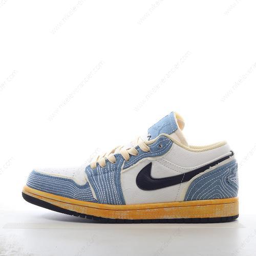 Goedkoop Nike Air Jordan 1 Low SE ‘Zwart Wit Blauw’ Schoenen FN7670-493