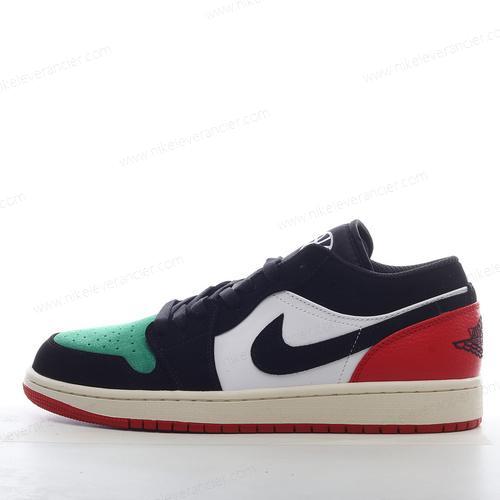 Goedkoop Nike Air Jordan 1 Low ‘Wit Zwart Rood Groen’ Schoenen FQ6703-100