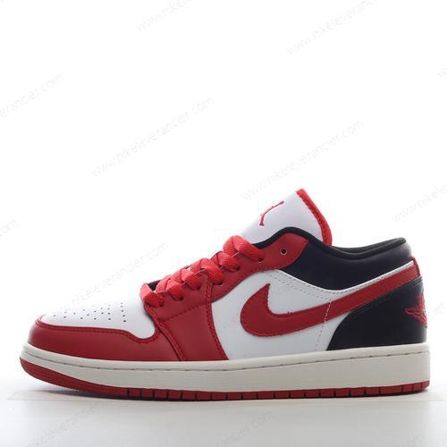 Goedkoop Nike Air Jordan 1 Low ‘Wit Zwart Rood’ Schoenen 553558-163