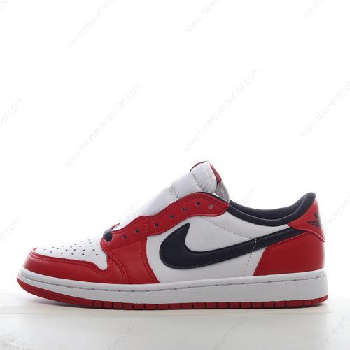 Goedkoop Nike Air Jordan 1 Low ‘Wit Zwart Rood’ Schoenen DC0774-160