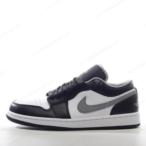 Goedkoop Nike Air Jordan 1 Low ‘Zwart Grijs Wit’ Schoenen 553558-040
