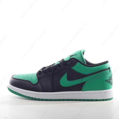 Goedkoop Nike Air Jordan 1 Low ‘Zwart Groen Wit’ Schoenen 553560-065