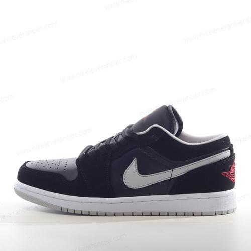 Goedkoop Nike Air Jordan 1 Low ‘Zwart Rood Grijs Wit’ Schoenen 553558-032