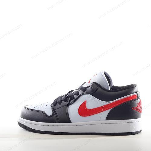 Goedkoop Nike Air Jordan 1 Low ‘Zwart Rood Wit’ Schoenen DC0774-004