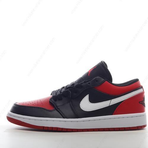 Goedkoop Nike Air Jordan 1 Low ‘Zwart Wit Rood’ Schoenen 553560-066