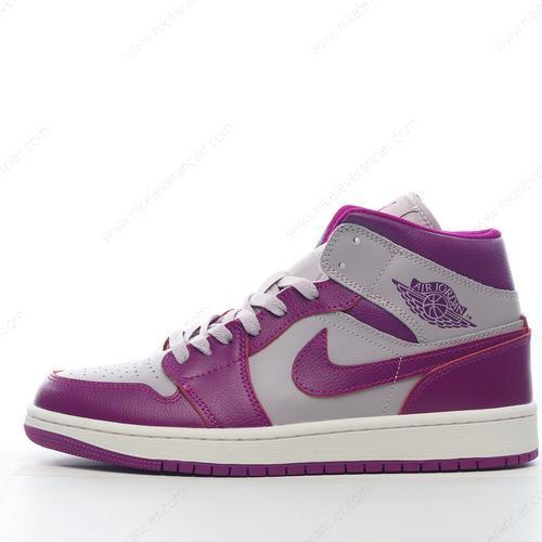 Goedkoop Nike Air Jordan 1 Mid ‘Grijs Paars’ Schoenen BQ6472-501