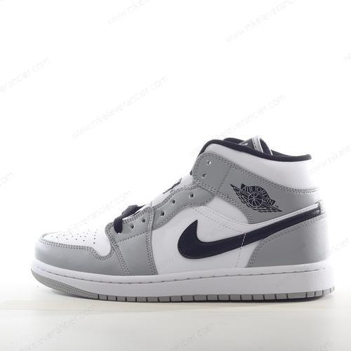 Goedkoop Nike Air Jordan 1 Mid ‘Grijs Zwart Wit’ Schoenen 554725-078