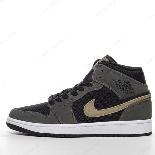 Goedkoop Nike Air Jordan 1 Mid ‘Olijf Zwart’ Schoenen BQ6472-030