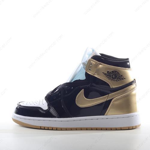 Goedkoop Nike Air Jordan 1 Retro High ‘Goud Zwart’ Schoenen 861428-001