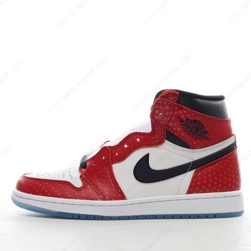 Goedkoop Nike Air Jordan 1 Retro High ‘Rood Zwart Wit’ Schoenen 555088-602
