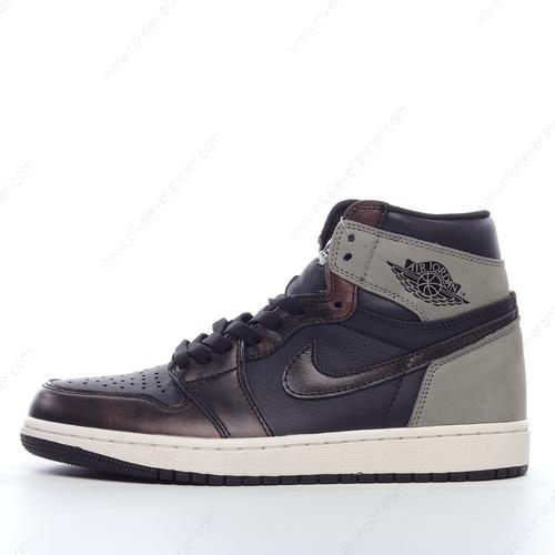 Goedkoop Nike Air Jordan 1 Retro High ‘Zwart Grijs’ Schoenen 555088-033