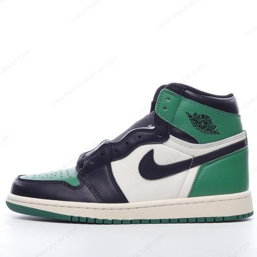 Goedkoop Nike Air Jordan 1 Retro High ‘Zwart Groen’ Schoenen 555088-302