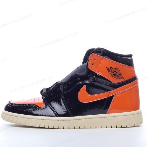 Goedkoop Nike Air Jordan 1 Retro High ‘Zwart Oranje’ Schoenen 555088-028