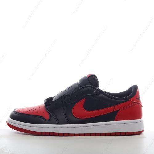 Goedkoop Nike Air Jordan 1 Retro Low ‘Zwart Rood’ Schoenen 709999-001