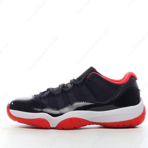 Goedkoop Nike Air Jordan 11 Retro Low ‘Zwart Rood Wit’ Schoenen 528896-012
