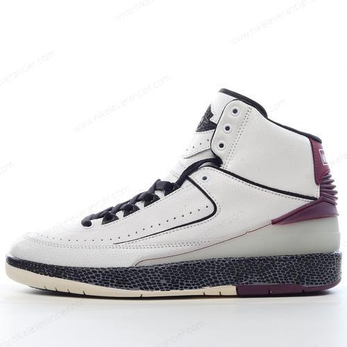 Goedkoop Nike Air Jordan 2 Mid SP x Off-White ‘Wit Paars Zwart’ Schoenen DJ4375-160