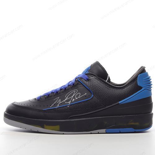 Goedkoop Nike Air Jordan 2 Retro Low SP x Off-White ‘Zwart Blauw Grijs’ Schoenen DJ4375-004