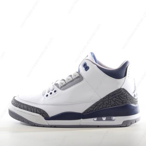 Goedkoop Nike Air Jordan 3 Retro ‘Wit Grijs Zwart Marine’ Schoenen CT8532-140