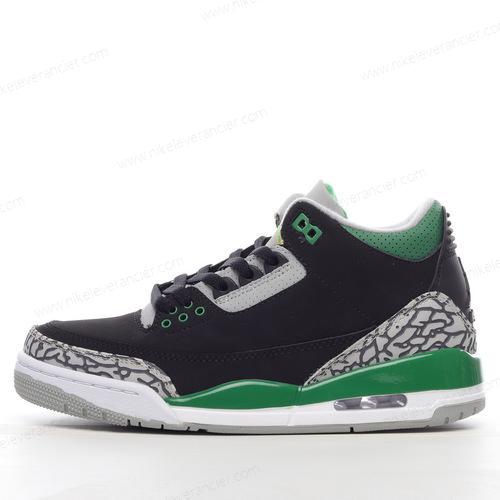 Goedkoop Nike Air Jordan 3 Retro ‘Zwart Groen’ Schoenen 398614-030
