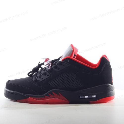 Goedkoop Nike Air Jordan 5 Retro ‘Zwart Rood’ Schoenen 819171-001