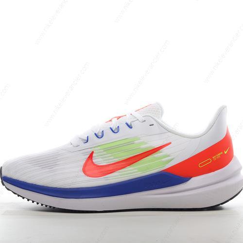 Goedkoop Nike Air Zoom Winflo 9 ‘Wit Blauw Oranje Groen’ Schoenen DX3355-100