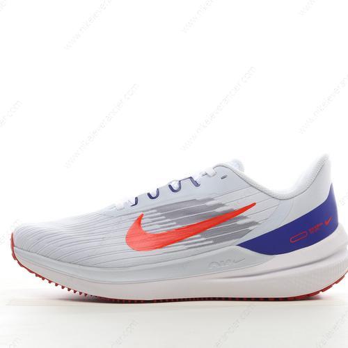 Goedkoop Nike Air Zoom Winflo 9 ‘Wit Blauw Oranje’ Schoenen DD6203-006