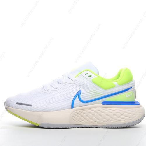 Goedkoop Nike Air ZoomX Invincible Run Flyknit ‘Wit Blauw Groen’ Schoenen CT2228-101