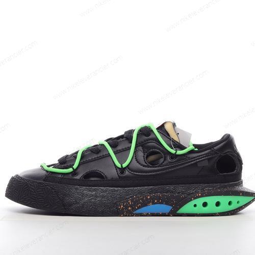 Goedkoop Nike Blazer Low x Off-White ‘Zwart Groen’ Schoenen DH7863-001