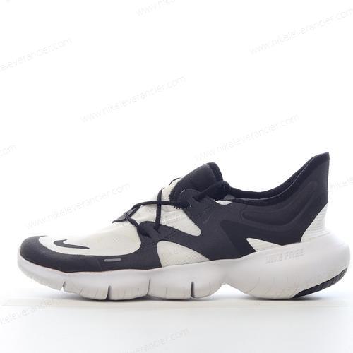 Goedkoop Nike Free RN 5 ‘Wit Zwart’ Schoenen AQ1289-102