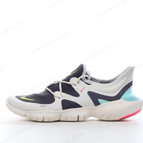 Goedkoop Nike Free RN 5 ‘Zwart Wit Blauw’ Schoenen AQ1316-100